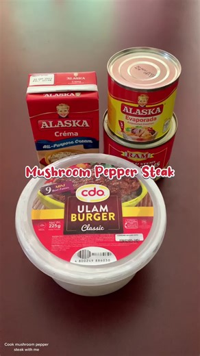 Easy Mushroom Pepper Steak Recipe