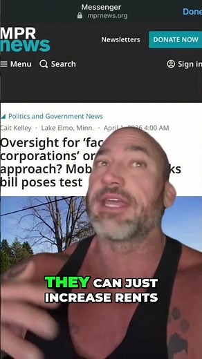 Minnesota Manufactured Home Park Resident Bill of Rights Fight #shorts
