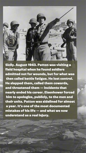 What General Patton Did When He Saw a Soldier With No Wound | #history #ww2 #worldwar2 #wwii