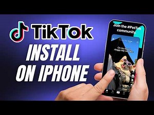 How To Install TikTok On 📱 iPhone 📲 Download and Set Up the App Easily