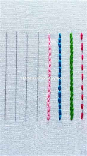 Very easy Split stitch tutorial #embroidery #stitch #splitstitch