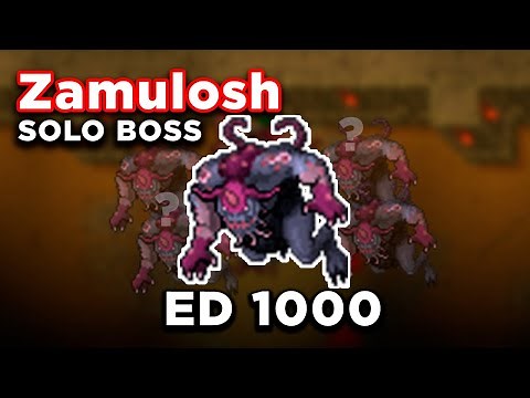 Solo Zamulosh Ed 1039 - Tibia - Ferumbras' Ascension Boss - Seal Bazir