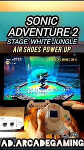 Sonic Adventure 2: White Jungle - Air Shoes Power Up Upgrade Location - Sega Dreamcast Gameplay