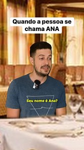 Esse é pra marcar a ANA! Kkkkkk. Certeza que ela não aguenta mais ouvir isso! Kkkk #humor #nomes #ana | Franklin Medrado