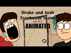 Drake and Josh Treehouse Scene but it's animated