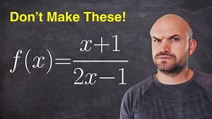 Three mistakes students make when finding the inverse of a function