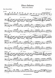 The Trammps - Disco Inferno | Bass Transcription | Ronnie Baker