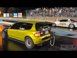 AWD HONDA CIVIC WINS $15,000 AT OUTLAW STICK SHIFT CHALLENGE! (1320video Feature)