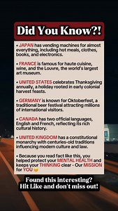 1.7K views · 33 reactions | World Cultures & Nations Facts #facts | Time Facts | Facebook