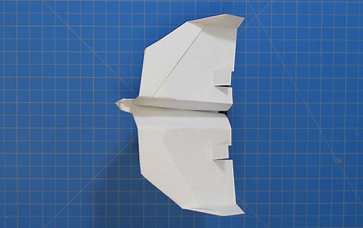Fold 'N Fly » Fast Hawk Paper Airplane Video Instructions