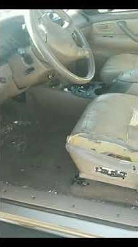 Seat repair in a 2001 Toyota Sequoia (Car Upholstery)