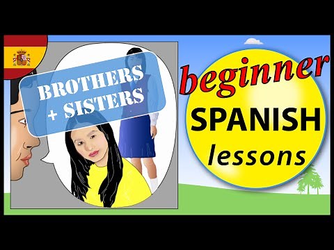 Siblings in Spanish | Beginner Spanish Lessons for Children