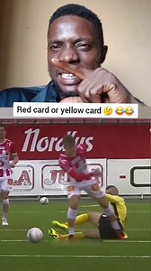 Red card or yellow 🤔 😂 #football #virals | Kizito Sports TV