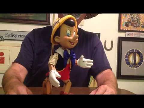 Pinocchio Marionette, Dancing, Rare, Puppet, made by Mattel