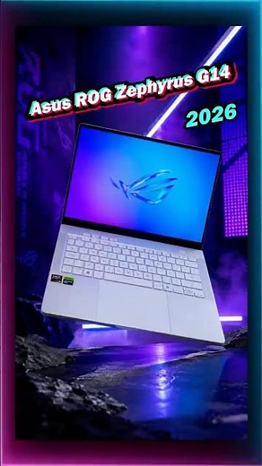 This is the new ASUS ROG Zephyrus G14 2026 with the new AMD Ryzen AI 465
