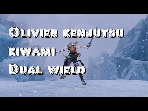 モーション配布【 Olivier kenjutsu kiwami Dual wield 】スカイリム Skyrim