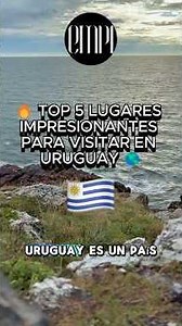 Top 5 Lugares Impresionantes para Visitar en Uruguay✨ ¡No te los pierdas! #viajes #relatosbizarros