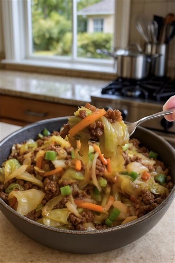 Healthy Chinese Ground Beef Crepe A light, flavorful, protein-packed meal from deesviral, filled with tender beef, crisp veggies, and that classic Chinese street-food aroma — all wrapped in a soft, delicious crepe. Ingredients: • 1 lb lean ground beef • 1/2 head green cabbage, thinly sliced • 1 medium carrot, julienned • 1 tbsp sesame oil • 3 cloves garlic, minced • 1 tbsp fresh ginger, grated • 2 tbsp low-sodium soy sauce • 1 tbsp rice vinegar • Optional: green onions, chili flakes, sesame seed