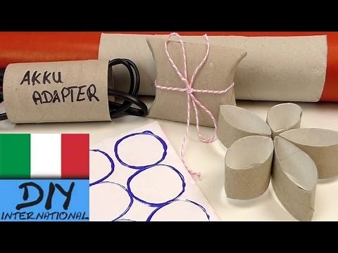 Trucchi quotidiani - rotoli di carta igienica /Idee creative con i rotoli di carta igienica