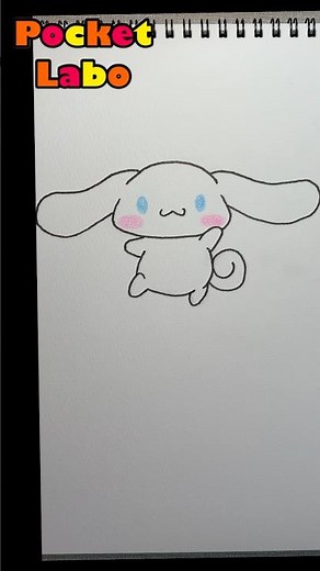 【かんたん】シナモンの描きかた/シナモロール/サンリオ/イラスト/お絵かき Drawing Sanrio cinnamon