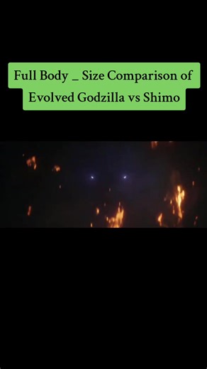 Full Body _ Size Comparison of Evolved Godzilla vs Shimo #monsterverse #monster #mechakingghidorah #mechagodzilla #skullisland #machine #godzilla #kingkong #kong #kaijus #legends #legend #movie #foryou #tiktok #viral #toho #usa🇺🇸 #fypシ #fyp