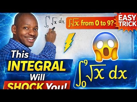 “This Simple Integral Will Shock You 😱 | ∫√x from 0 to 9 Explained Easily!”