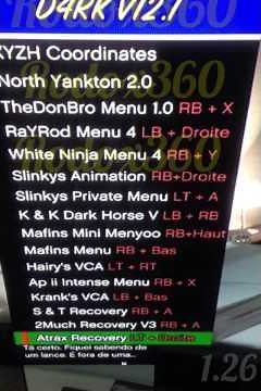 Gta V Online Mod Menu D4RK V12.1 xbox 360 Lt 3.0 + Download