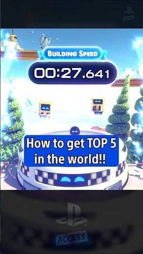 How to set a WORLD RECORD time on Astro Bot's Building Speed