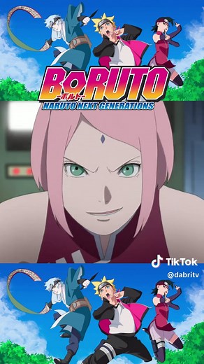 Rescate de Sakura - Sasuke, Sarada y Naruto en Boruto
