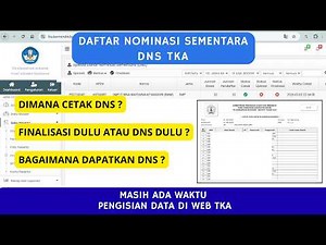 DNS TKA | HOW TO GET DNS FOR ELEMENTARY AND MIDDLE SCHOOL LEVEL