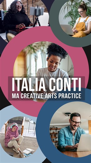 Italia Conti’s MA in Creative Arts Practice is an innovative and transformative programme designed for artists, creatives, and practitioners looking to refine their craft, deepen their industry knowledge, and carve out a sustainable career in the performing arts and creative industries. The programme encourages you to engage with the evolving landscape of the performing arts, discover new aspects of your practice and knowledge, challenge conventions, and influence the future of the performing ar