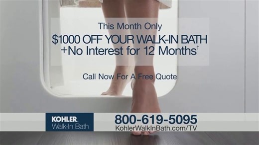 Kohler Walk-In Bath TV Spot, 'Update Your Bath: $1,000 Off'