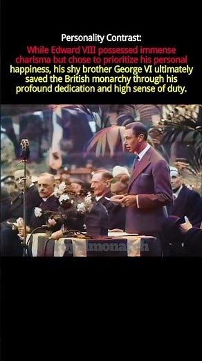 The King’s Choice: Personality Contrast of Edward VIII and George VI