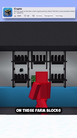 Minecraft crypto mod farms for millions