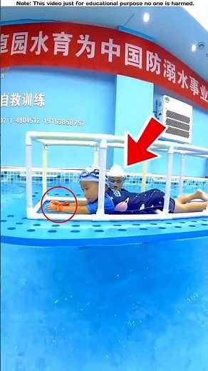 Boy Escapes Underwater Challenge! 🌊⏳