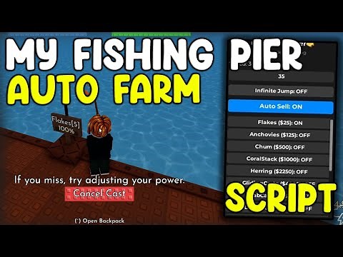 [🐠NEW] My Fishing Pier Script Auto Farm And Auto Sell - Roblox 2025