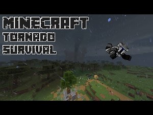 MINECRAFT TORNADO SURVIVAL w/PoisonousCookie and Leeslime | Protomanly weather mod
