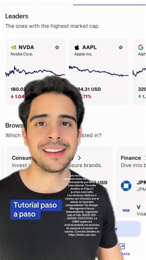 Israel Gonzalez on Instagram: "Tutorial paso a paso para comprar acciones con @bitso"