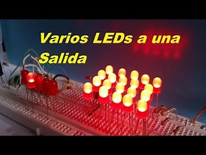 How to Connect 100 LEDs to an Output (Circuit)