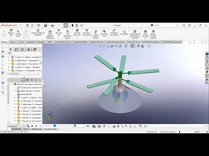 Solidworks 2020 Contra Rotating Propellers