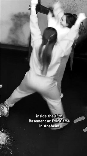 inside the 13th Basement Escape Room at Exit Game in Anaheim