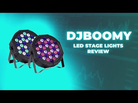 DJBoomy Stage Lights Unboxing and Review.