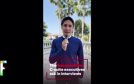 The top questions C-suite executives ask in interviews
