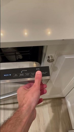 How to operate the Dishwasher