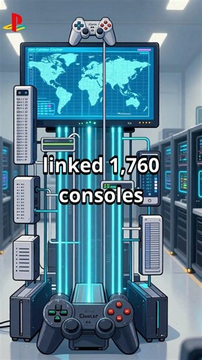 Air Force Built a Supercomputer From 1,760 PS3s #Shorts