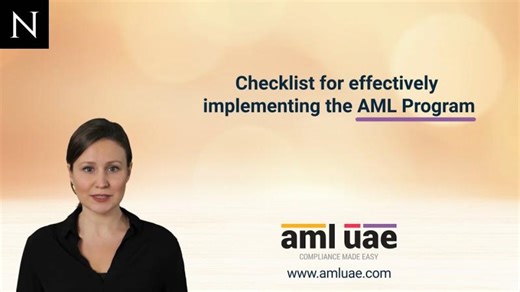 Checklist for effectively implementing the AML Program | AML UAE | Pathik Shah