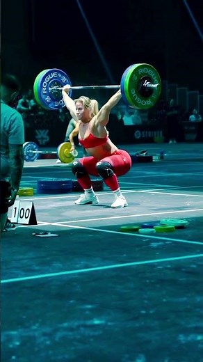 Woman's Crossfit athlete Dani Speegle Workout ##motivation ##crossfit #shorts