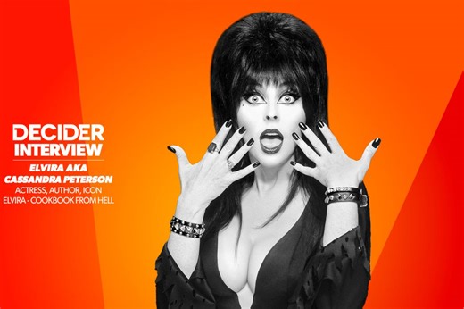 Elvira, Mistress Of The Dark, is serving up sinister snacks and petrifying puns in 'Elvira's Cookbook From Hell'