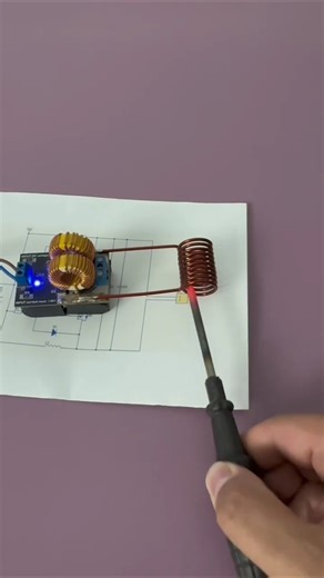 सिर्फ 10 चक्कर Copper Wire से Induction Heater | #shorts