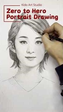 Zero to Hero Portrait Drawing#drawing #drawingtutorial #sketching #portraitdrawing #learntodraw